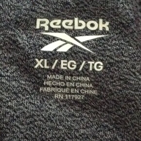 Reebok Women's Cut-out-Back Sports Muscle Tank Top Size XL Gray Activewear - Picture 5 of 5